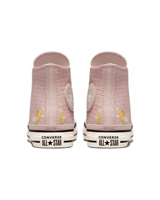 Converse Brown (Wmns) Chuck Taylor All Star High 'Autumn Embroidery Stone Mauve'