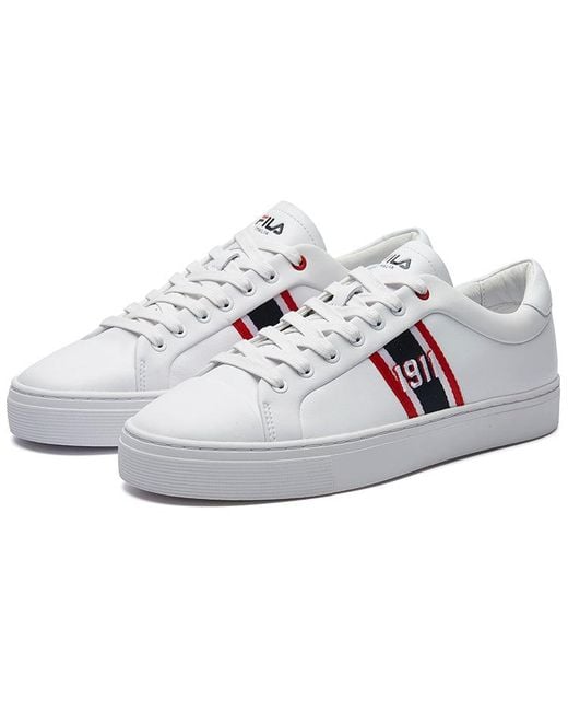 Fila White Fashion Court Sneakers for men