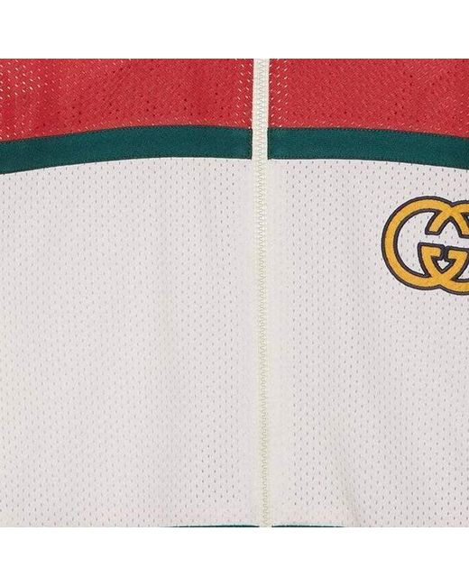 Gucci Red Interlock Gg Track Jacket for men