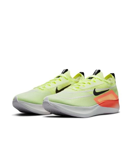 Nike Green Zoom Fly 4 'Barely Volt' for men