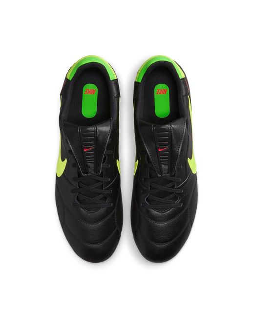 Nike Black Premier 3 Firm-Ground Low-Top Soccer Cleats for men