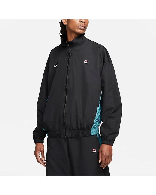 Nike Black X Skepta Crossover Printing Waterproof Sports Jacket Us Edition for men