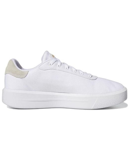 Adidas White Court Platform Cln Trainers