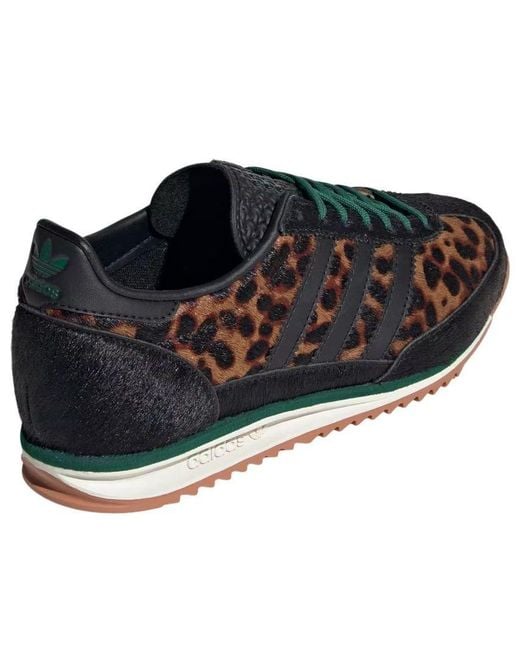 Adidas Black (Wmns) Sl 72 'Core Leopard'