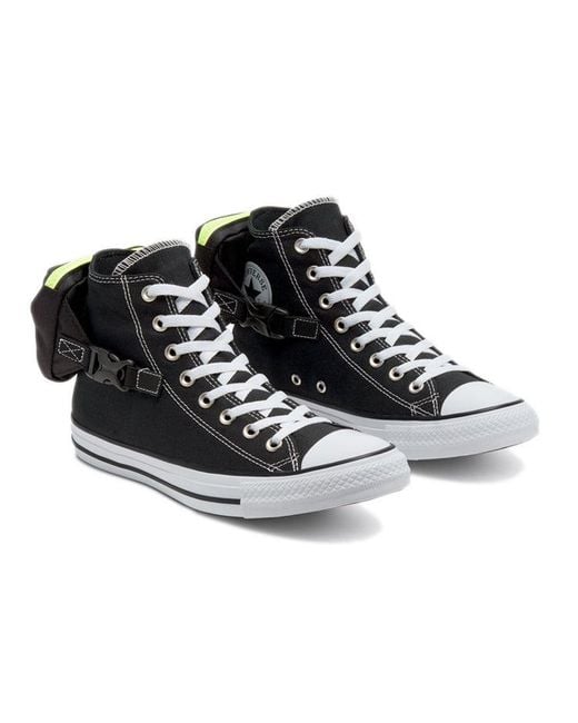 Converse Black Chuck Taylor All Star High 'Buckle Up for men