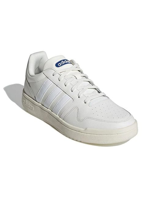 Adidas White Postmove Casual Shoes 'Triple' for men