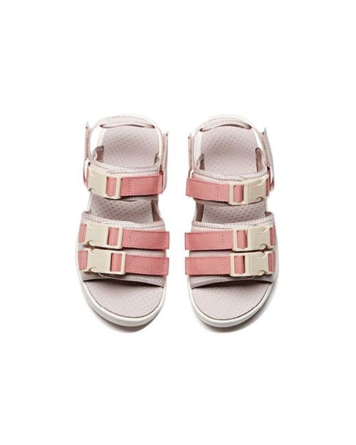 Anta Pink (Wmns) Life Series Sandals Two Shades