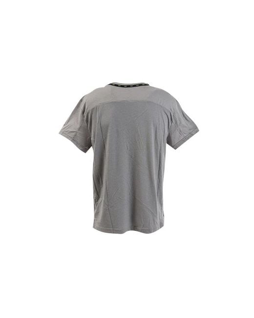 Nike Gray Training Top Splicing Breathable Sports Short Sleeve for men