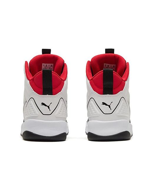 PUMA White Backcourt Mid for men