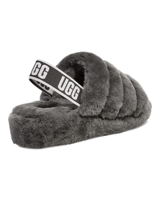 Ugg Brown (Wmns) Fluff Yeah Slide Thick Sole Slippers