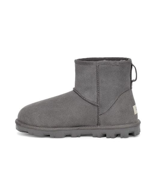 Ugg Gray (Wmns) Essential Mini Classic Fleece Lined