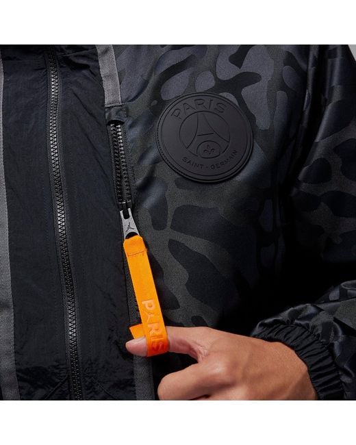 Nike Black X Paris Saint-Germain Anthem Jacket Asia Sizing for men