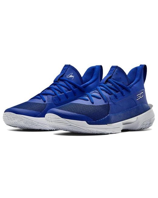 Under Armour Blue Curry 7 'Royal' for men