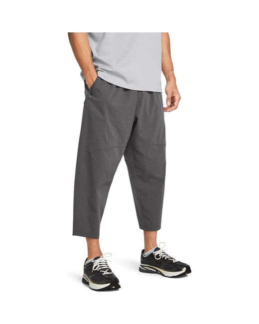 Under Armour Gray Unstoppable Airvent 7/8 Pants for men