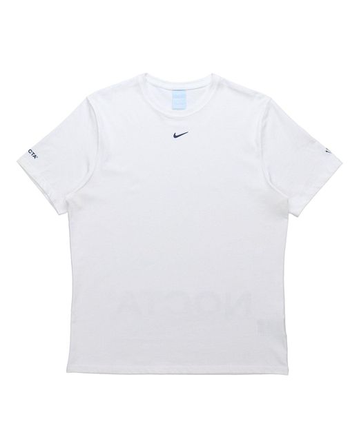 Nike White X Nocta Drake Cardinal Stock Logo T-Shirt for men