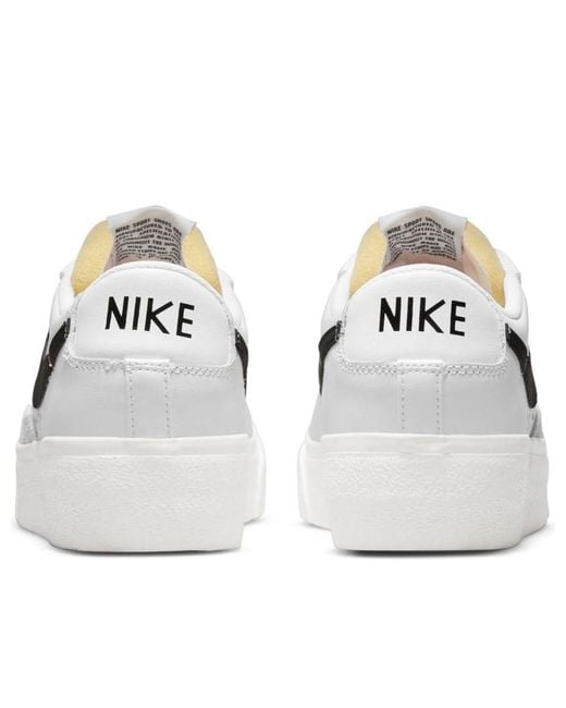Nike White (Wmns) Blazer Low Platform