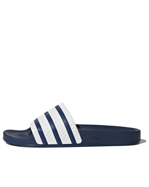 Adidas Blue Adilette Slide 'Adi' for men