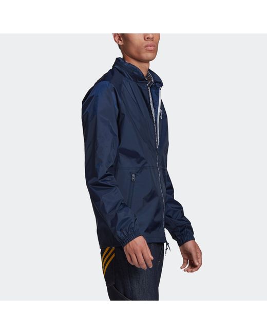 Adidas Blue Human Made Windbreaker for men