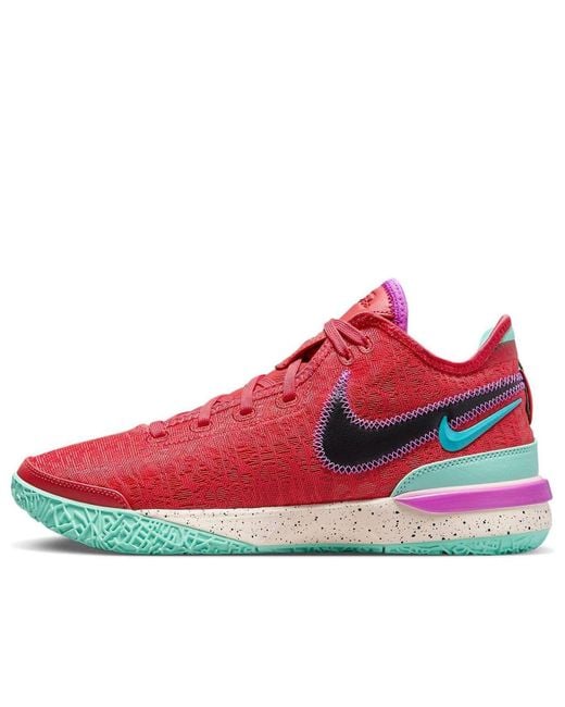Nike Red Zoom Lebron Nxxt Gen Ep 'Track Emerald Rise' for men