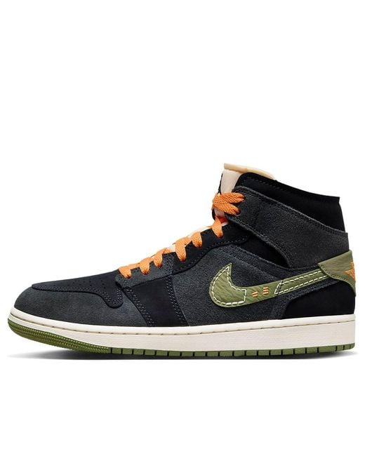 Nike Black 1 Mid Se Craft 'Anthracite Light' for men