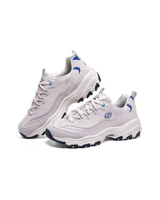 Skechers White (Wmns) D'Lites 1.0 Sneakers ' '