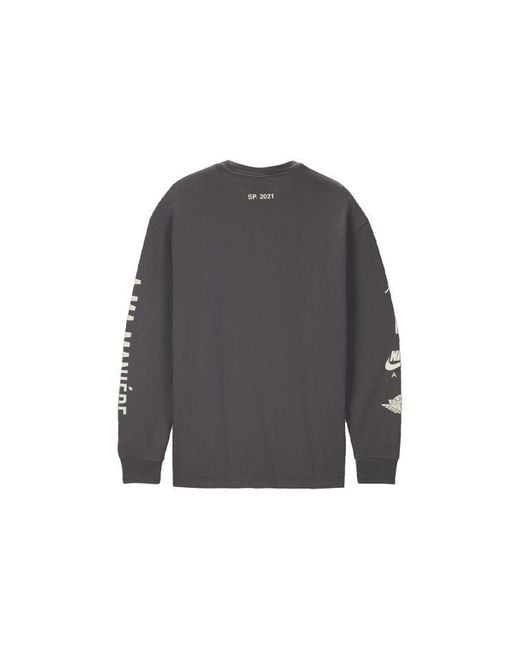 Nike Gray X A Ma Maniere Long Sleeves T-Shirt Asia Sizing for men