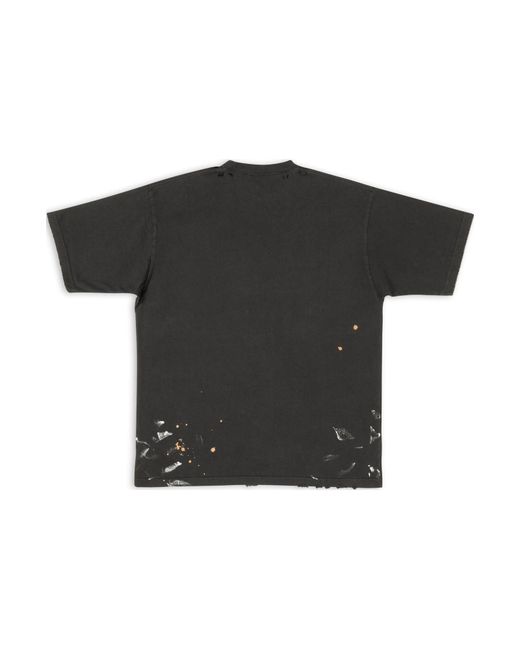 Balenciaga Black 90/10 T-Shirt Large Fit for men