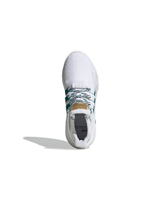 Adidas White Eqt Bask Adv Sub' for men