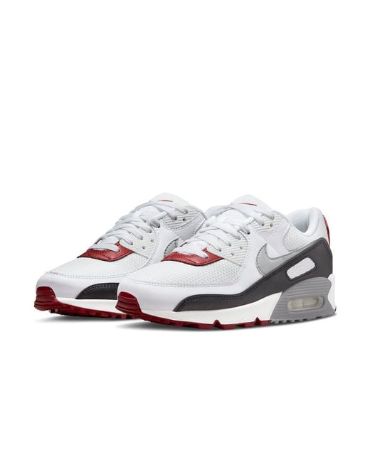 Nike Air Max 0 Low Tops Retro White Red for men