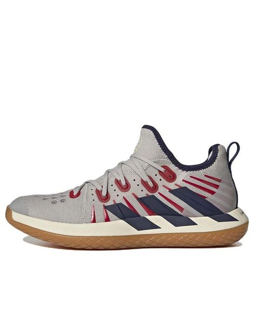 adidas Stabil Next Gen 2.0 Training Shoes 'grey Two / Team Navy / Red' in  Blue for Men | Lyst