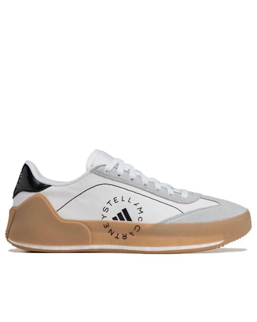 Adidas White (Wmns) Court Boost By Stella Mccartney 'Cloud Charcoal Core'