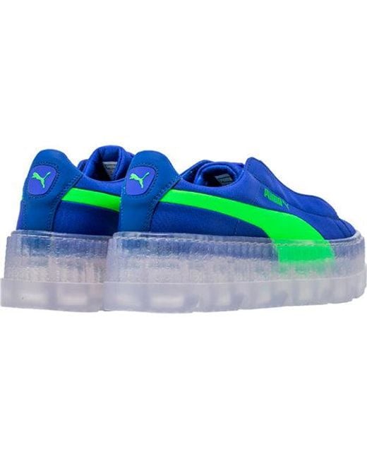 PUMA Blue (Wmns) Fenty X Cleated Creeper Surf 'Dazzling'