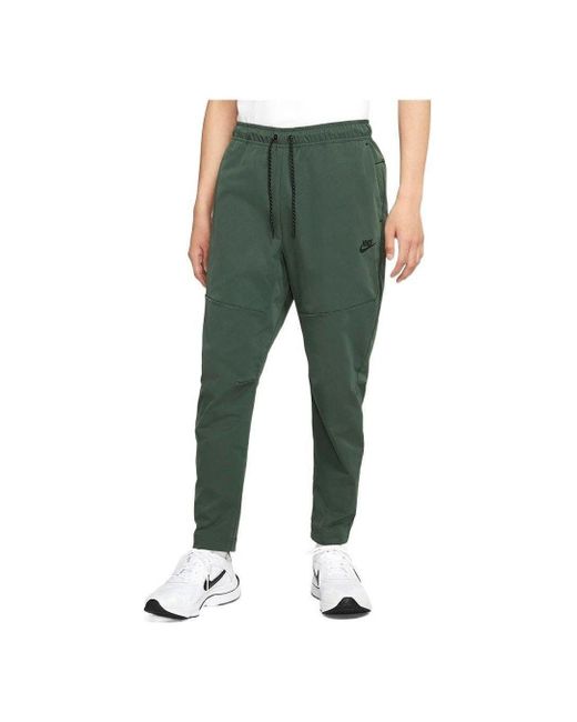 Nike Green Sportswear Tech Sweatpants for men
