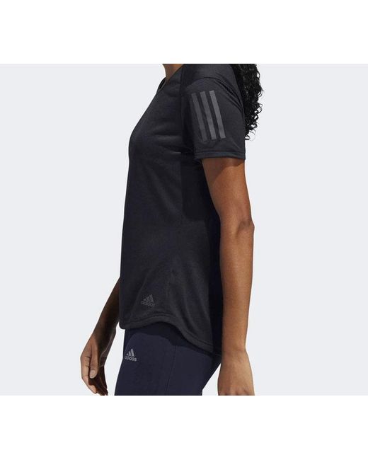 Adidas Black (Wmns) Own The Run Climalite Running Short-Sleeve Tee