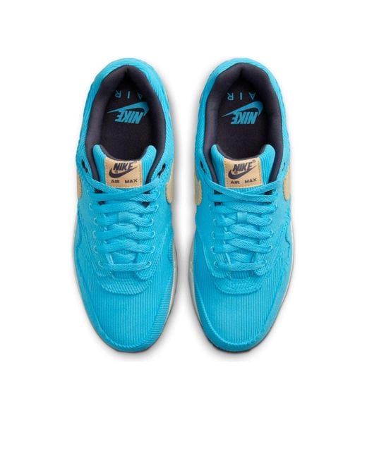 Nike Blue Air Max 1 Premium Shoes