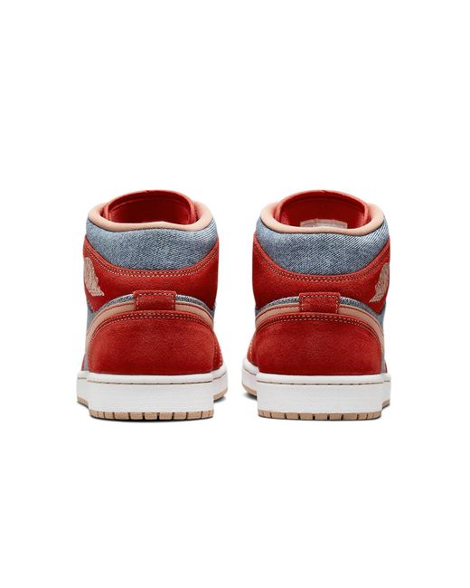 Nike Red 1 Mid 'Denim' for men