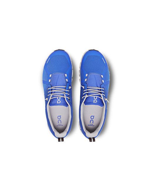 On Shoes Blue Cloud 5 Waterproof 'Cobalt Glacier' for men