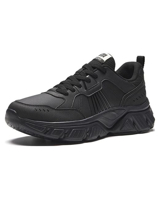 Anta Black Running Shoes for men