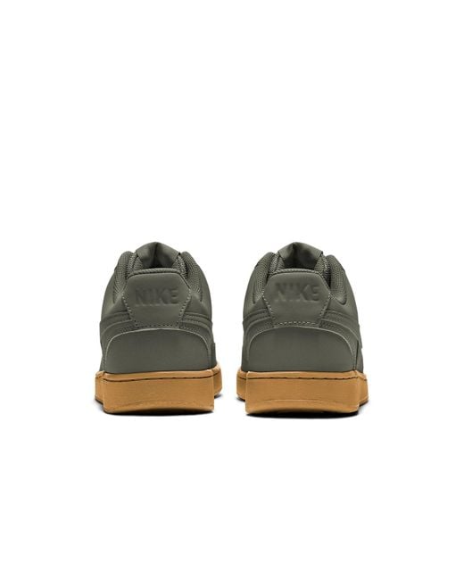Nike Brown Court Vision Low Dark for men