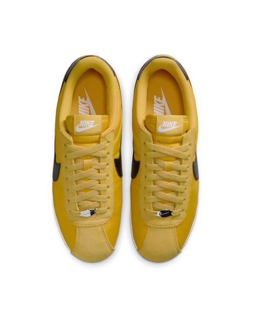 Nike Yellow Cortez Textile Shoes