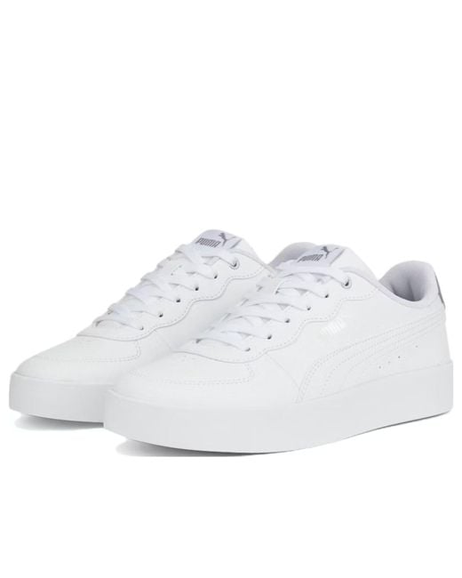 PUMA White Skye Clean Distressed for men