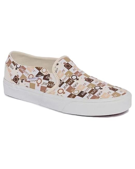 Vans White (Wmns) Slip-On X Asher 'Divine'