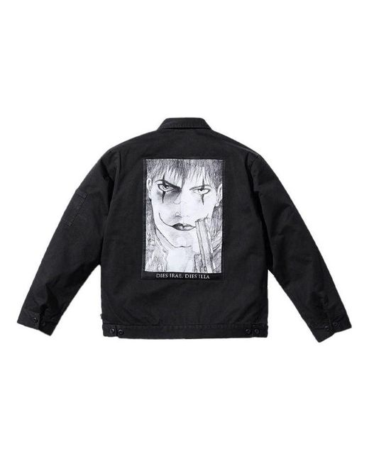 Supreme Blue X The Crow Work Jacket for men