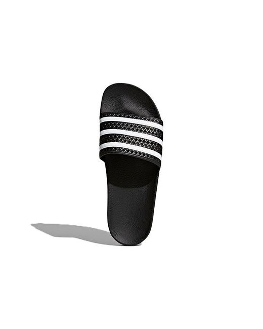 Adidas Black Adilette Slides for men