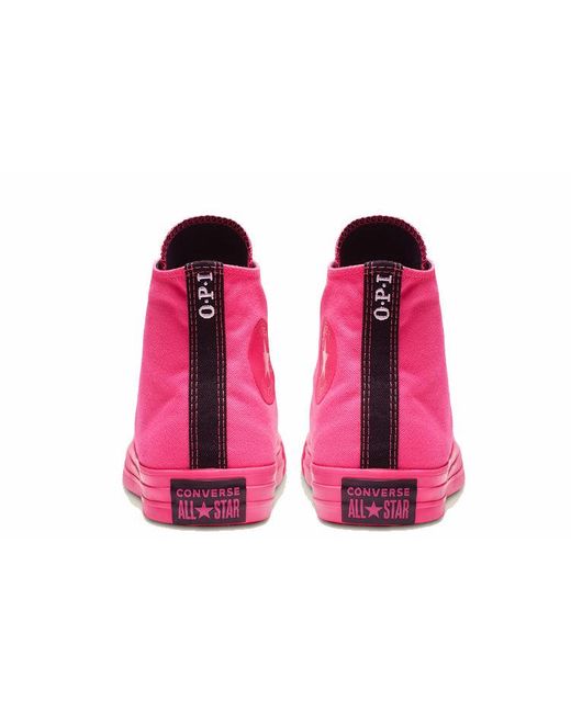 Converse Pink Opi X Chuck Taylor All Star High 'V-I- Passes' for men