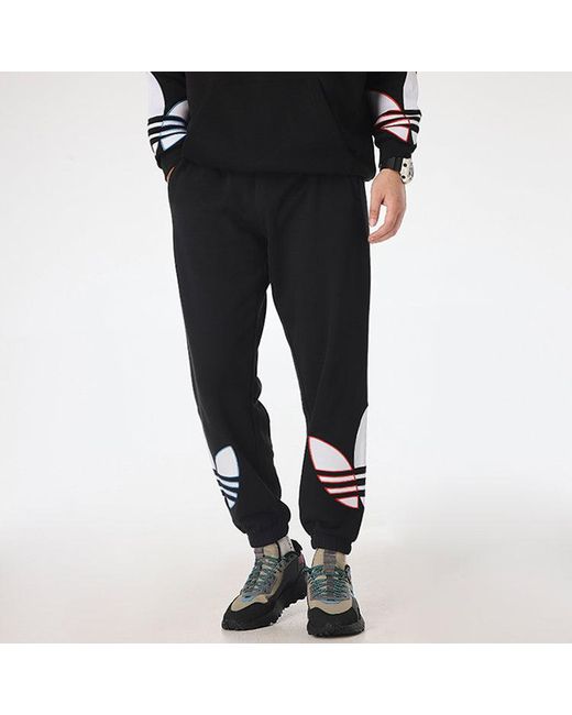 Adidas Black Originals Knit Casual Long Pants for men