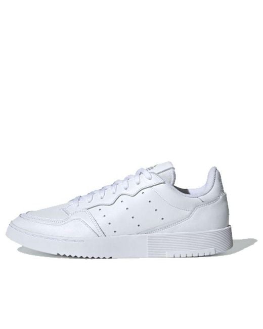 Adidas White Supercourt 'Triple Cloud' for men
