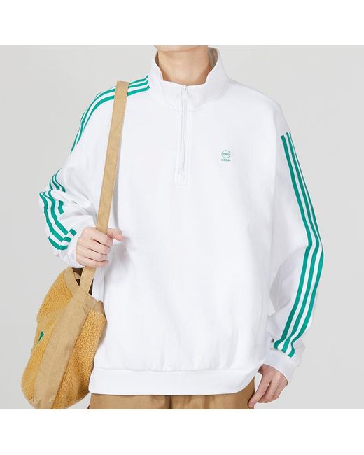 Adidas Blue Half-Zip Top for men