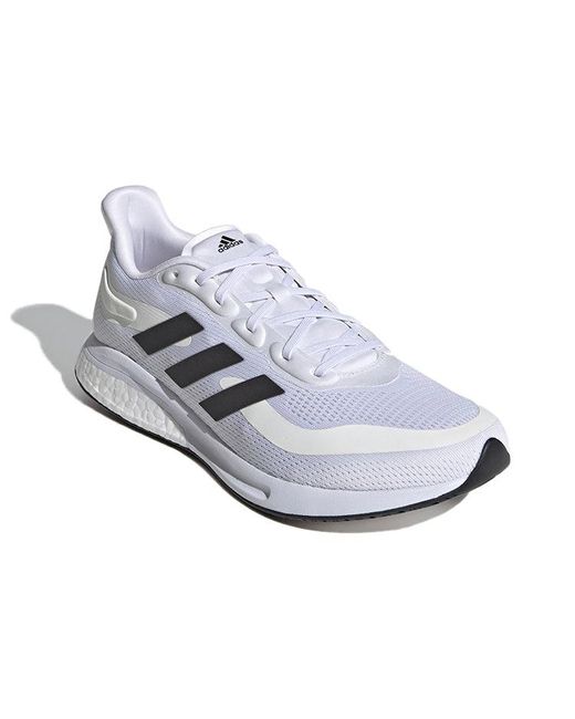 Adidas White Supernova Shoes for men