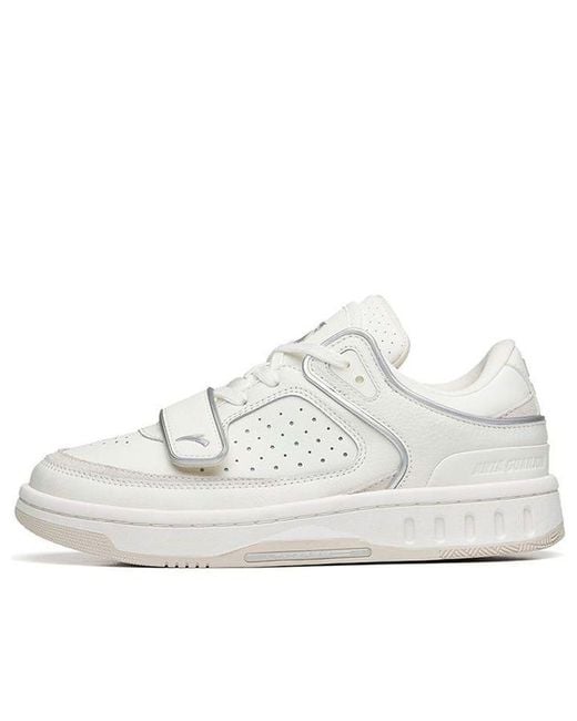 Anta White (Wmns) Skateboarding Series Sneakers